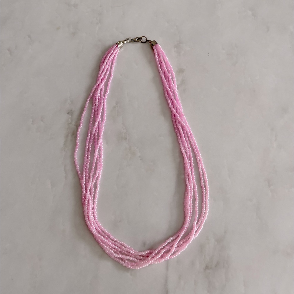 6 Strand Beaded Necklace